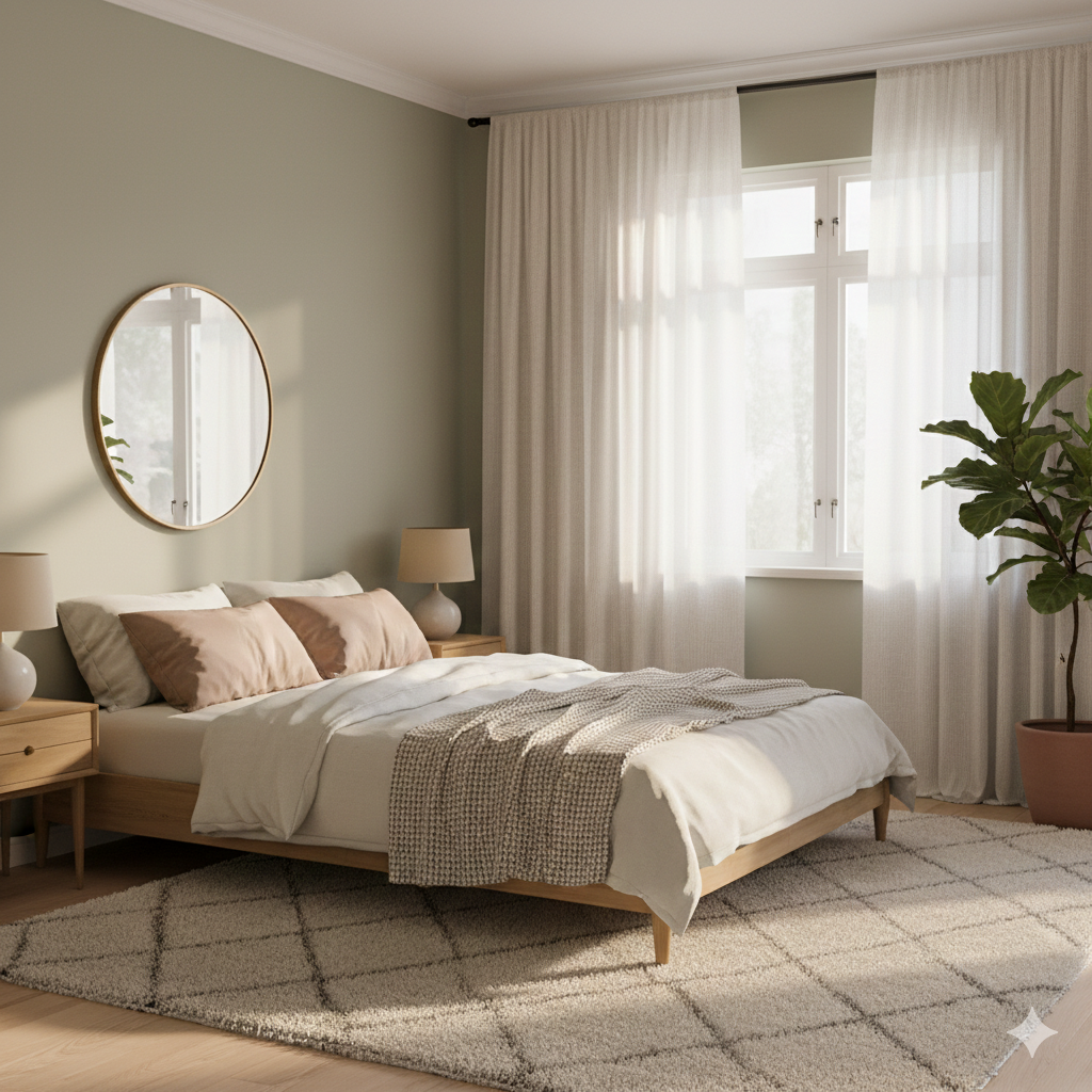 Bedroom layout following Home Vastu Tips